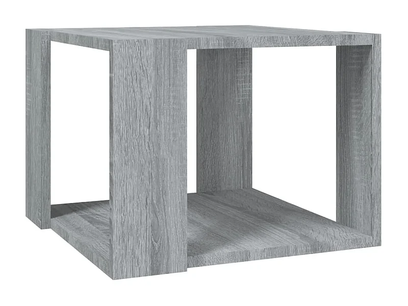 Table basse salon-Table d'appoint Sonoma gris 40x40x30 cm Bois d'ingénierie SHL33501