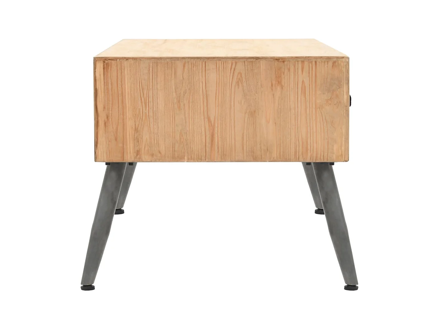 Mesa de centro | Mesa de café | Mesa auxiliar 80x39.5x33.5 cm Madera maciza de pino SHL4886