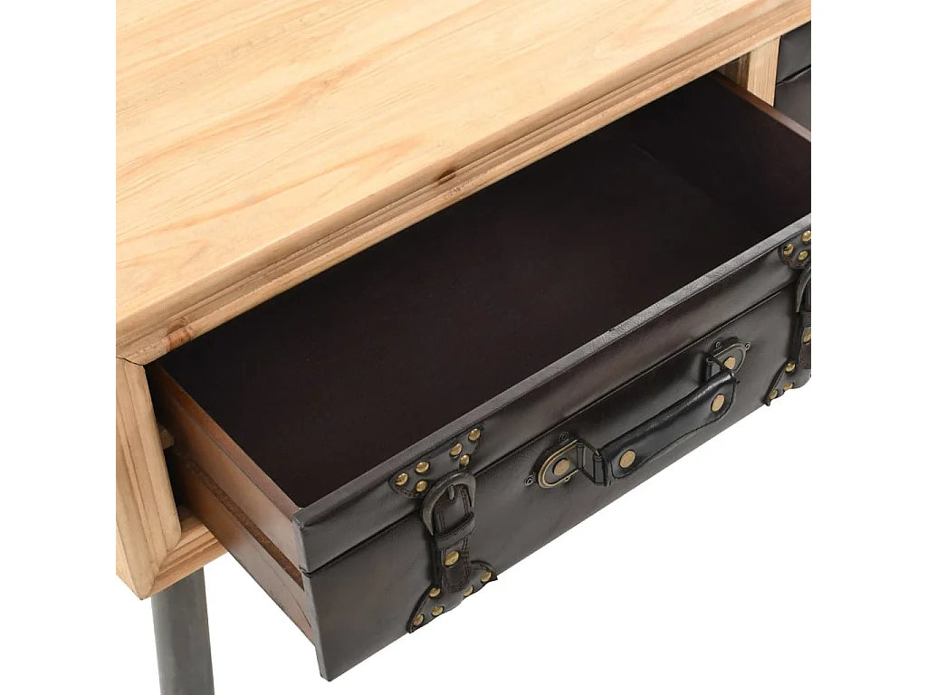 Couchtisch-Beistelltisch-Sofatisch Tannenholz Massiv 115 x 55 x 50 cm SHL86663