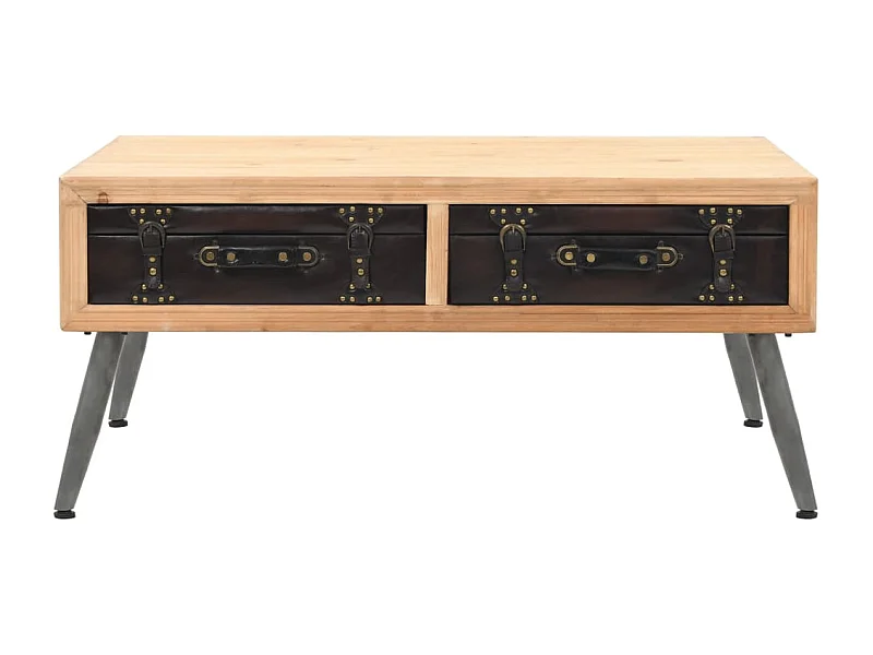 Salontafel | Woonkamertafel | Bijzettafel 115x55x50 cm massief vurenhout