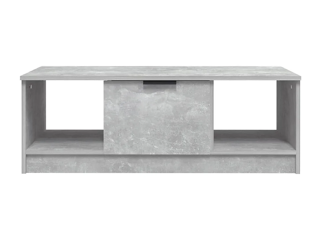 Couchtisch-Sofatisch-Beistelltische Betongrau 102x50x36 cm Holzwerkstoff SHL5158