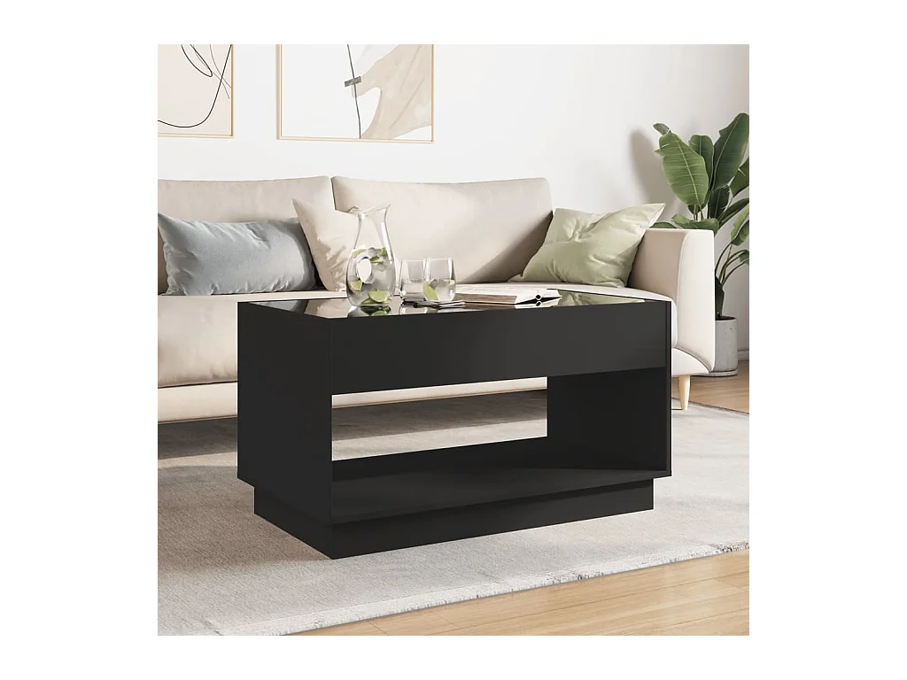 Mesa de centro-Mesa auxiliar madera de ingeniería marrón roble 102x55,5x40 cm SHL2740