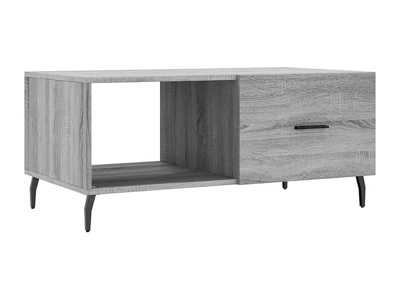 Mesa de centro | Mesa auxiliar madera de ingeniería negro 101x49x39,5 cm SHL3261