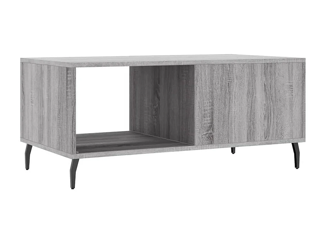 Mesa de centro | Mesa auxiliar madera de ingeniería negro 101x49x39,5 cm SHL3261