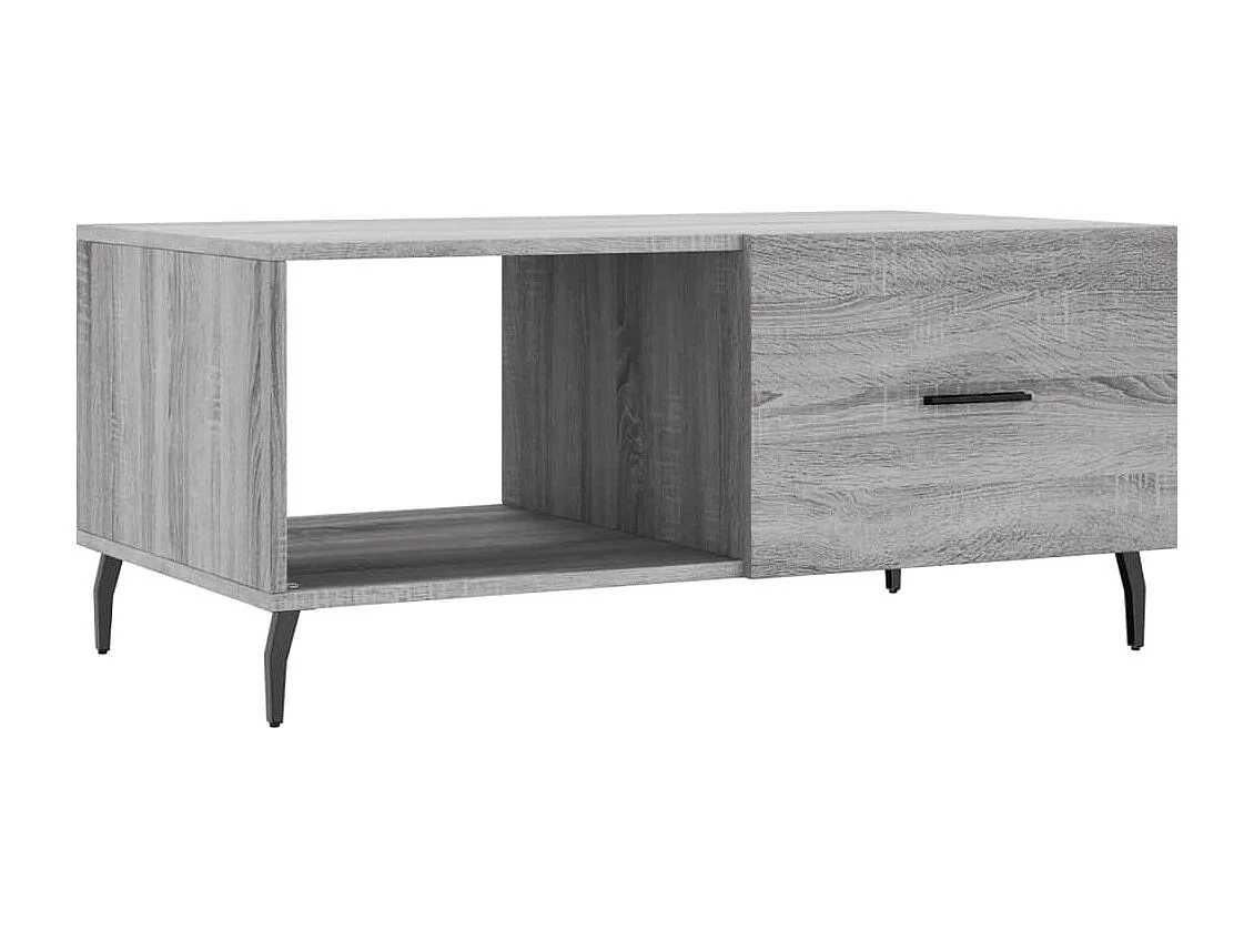 Couchtisch-Wohnzimmertisch-Beistelltische Grau Sonoma 90x50x40 cm Holzwerkstoff SHL68447