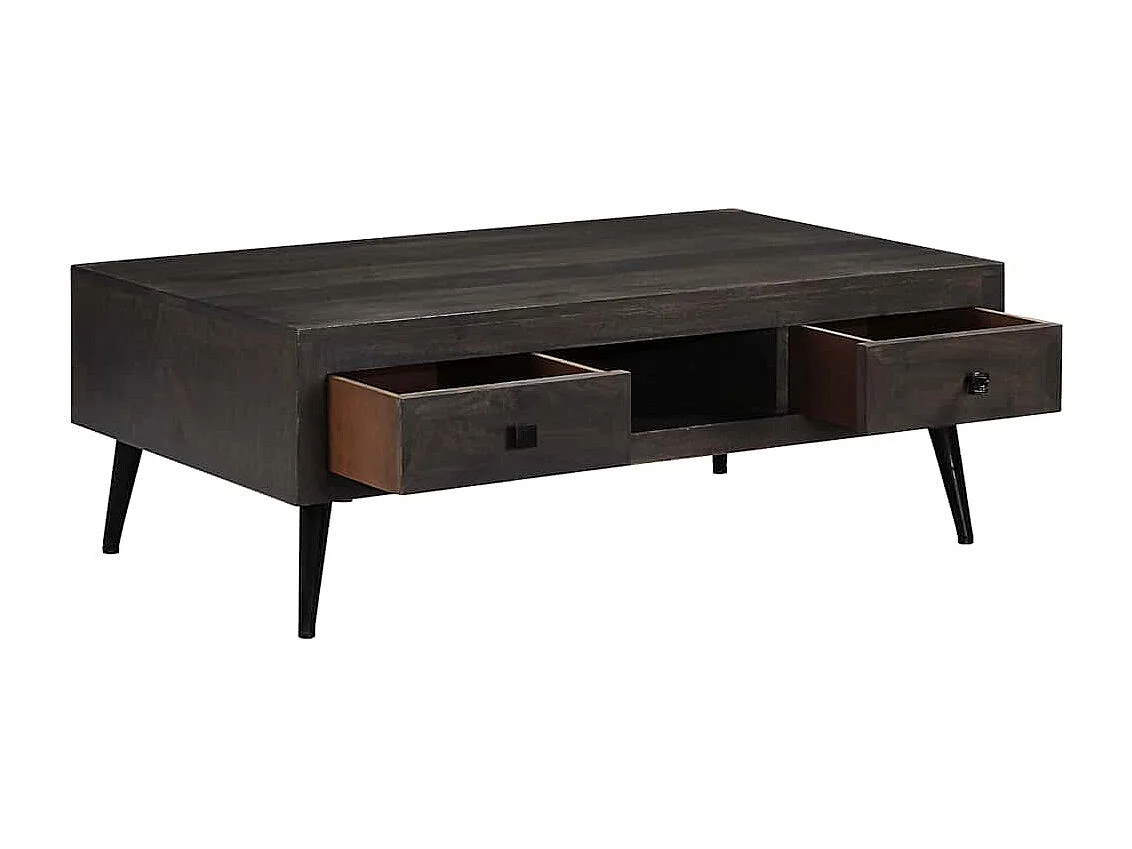 Couchtisch-Beistelltisch-Sofatisch Massivholz Mango 100x60x35 cm SHL44688