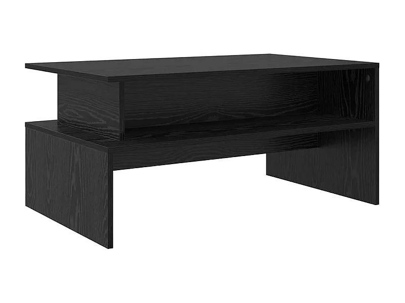 Mesas de centro | Mesas auxiliares 2 uds madera de ingeniería negro 50x46x50 cm SHL472015