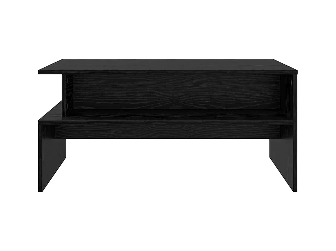 Mesas de centro | Mesas auxiliares 2 uds madera de ingeniería negro 50x46x50 cm SHL472015