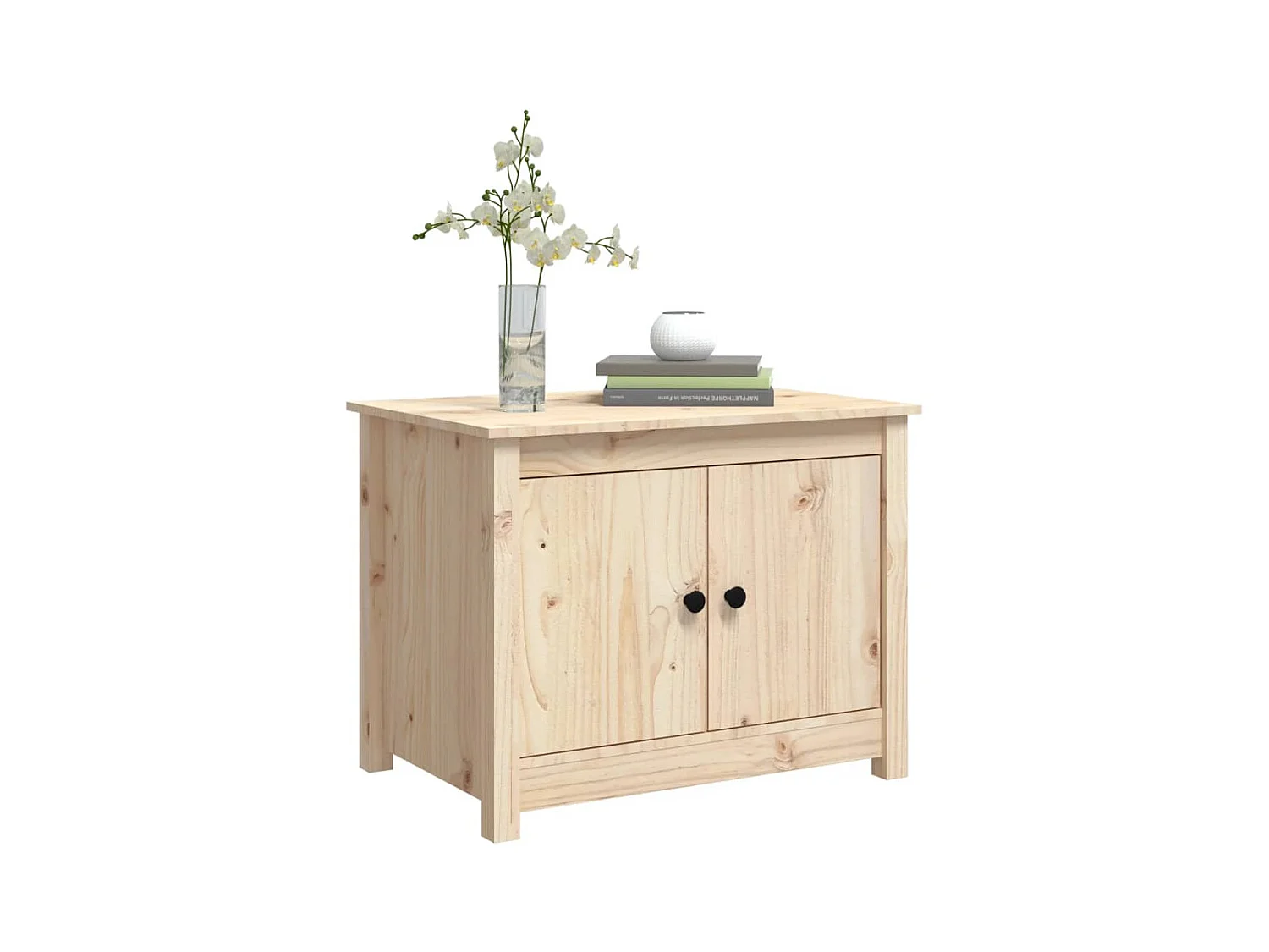 Table basse salon-Table d'appoint 71x49x55 cm Bois massif de pin SHL44133