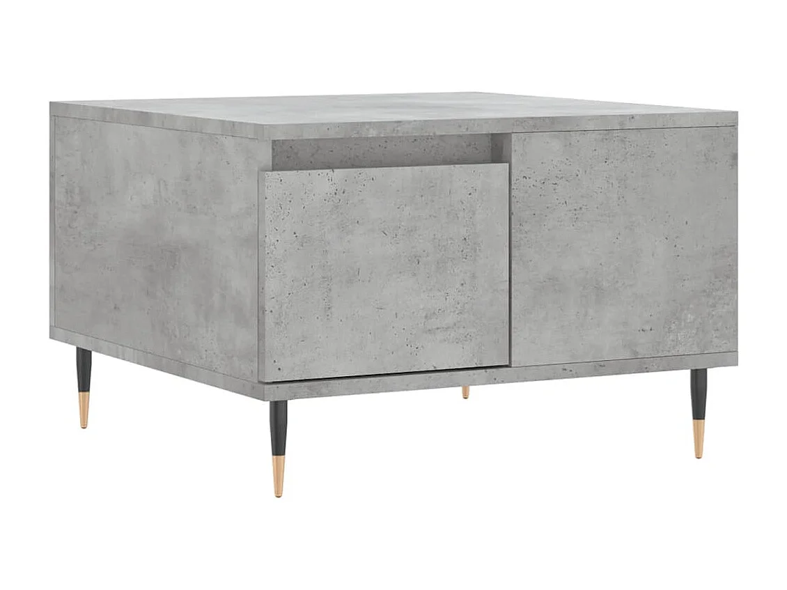 Couchtisch-Wohnzimmertisch-Beistelltische Betongrau 55x55x36,5 cm Holzwerkstoff SHL96892
