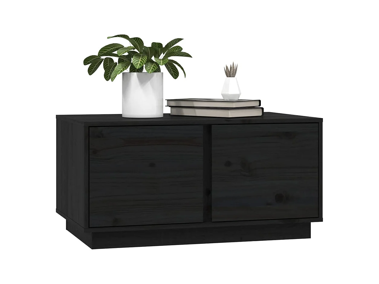 Mesa de centro | Mesa auxiliar madera contrachapada gris hormigón 90x50x40 cm SHL3647