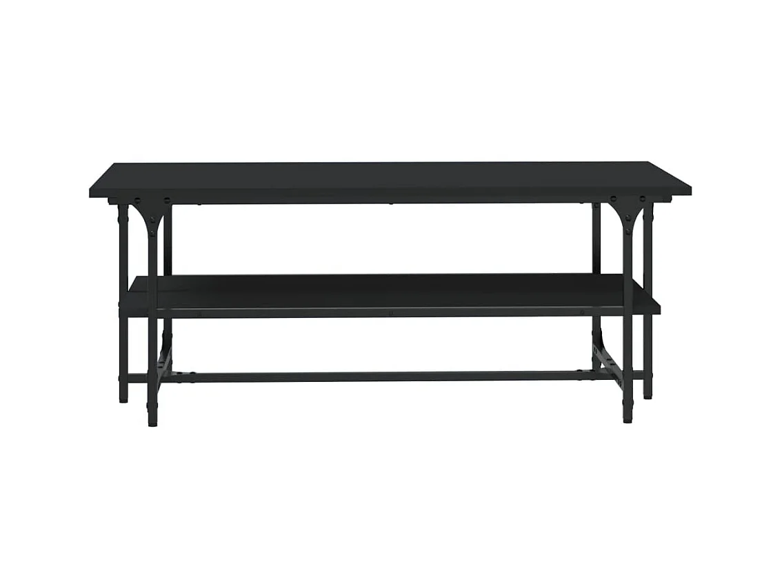 Mesa de centro-Mesa auxiliar BODO madera maciza de pino blanco 100x55x46 cm SHL30958