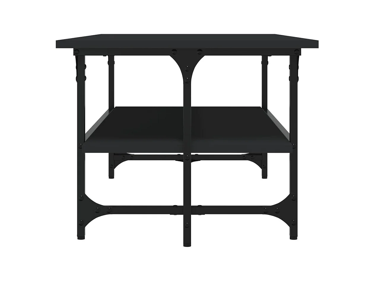 Mesa de centro-Mesa auxiliar BODO madera maciza de pino blanco 100x55x46 cm SHL30958