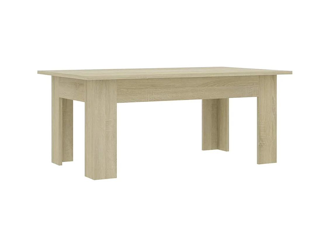 Table basse salon-Table d'appoint Chêne sonoma 100x60x42 cm Bois d’ingénierie SHL43479