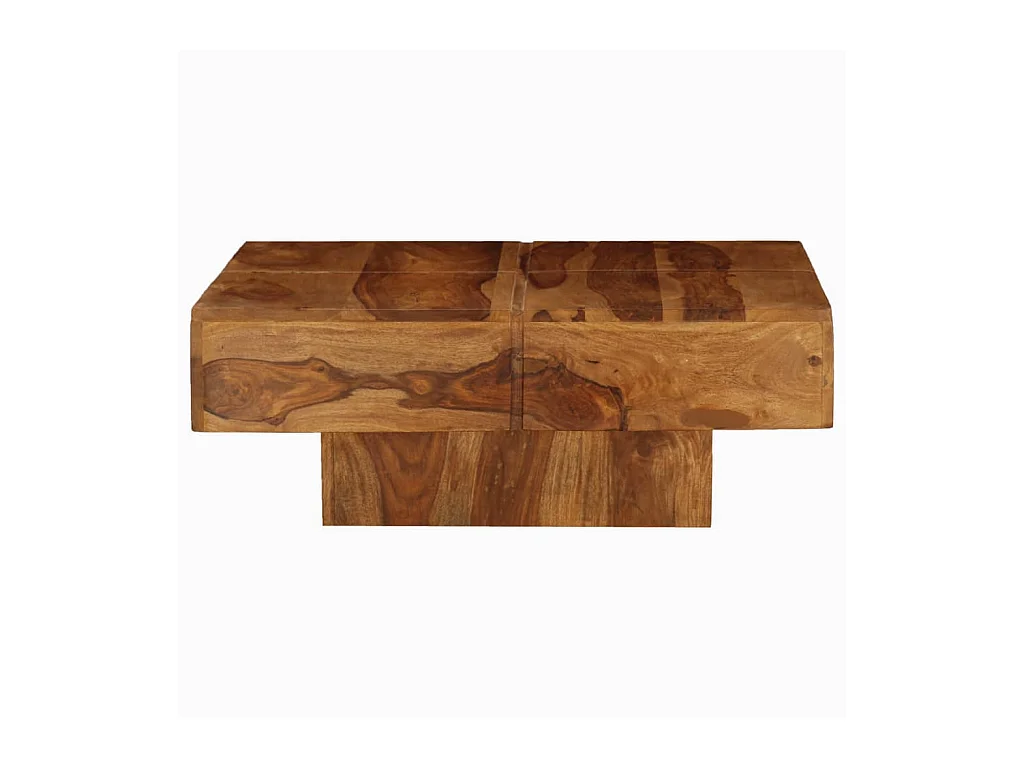 Mesa de centro | Mesa de apoio | Mesa de café 80x80x30 cm madeira de acácia maciça