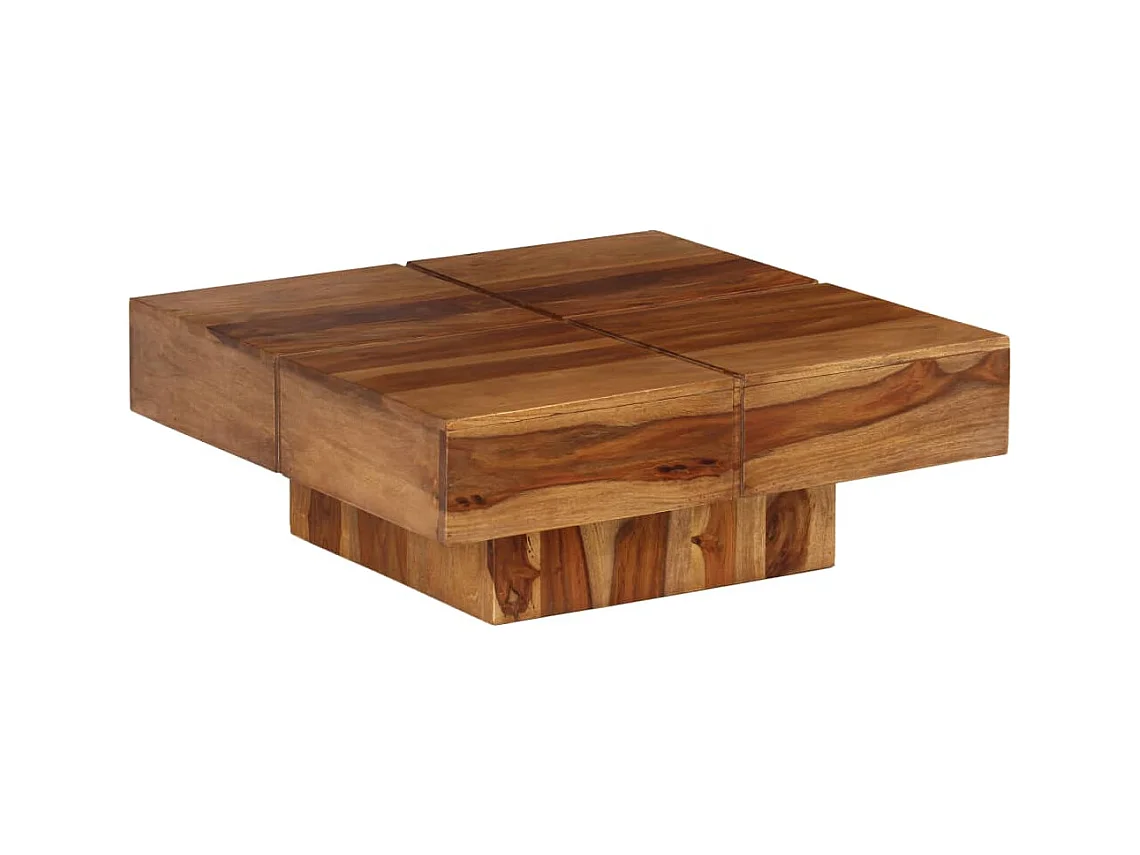 Mesa de centro | Mesa de apoio | Mesa de café 80x80x30 cm madeira de acácia maciça