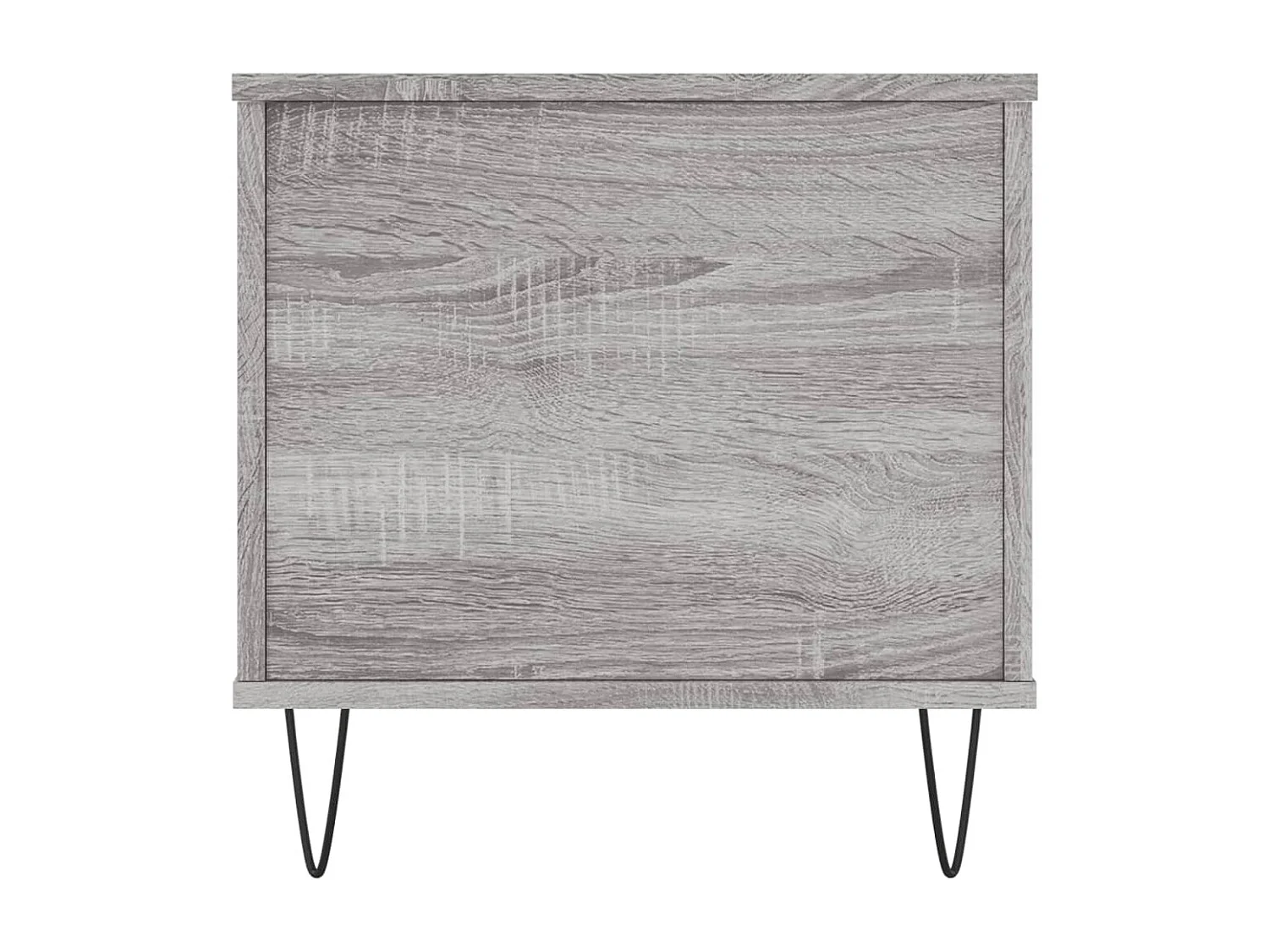 Mesa de centro | Mesa auxiliar superficie de vidrio acero negra 98,5x50x40 cm SHL443285