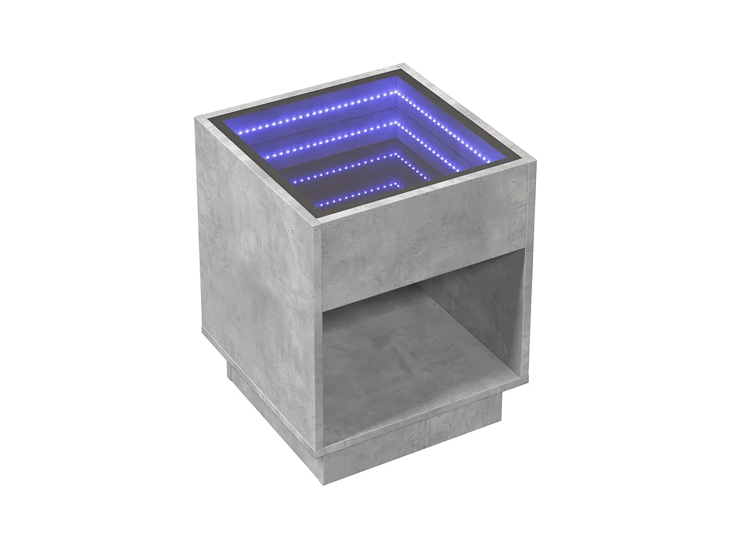 Mesa de centro-Mesa auxiliar madera de ingeniería gris Sonoma 40x40x42 cm SHL4635