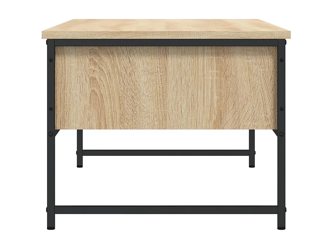 Table basse salon-Table d'appoint chêne sonoma 101x49x39,5 cm bois d'ingénierie SHL33536