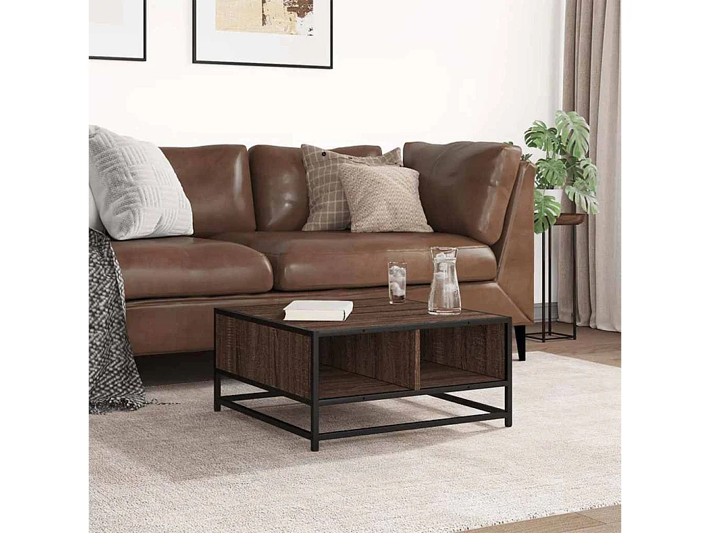 Mesa de centro-Mesa auxiliar madera maciza de pino marrón miel 110x50x40 cm SHL2685