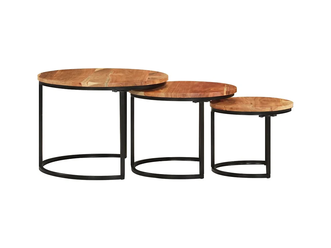 Mesa de centro | Mesa auxiliar con Infinity LED roble ahumado 90x53x30 cm SHL4472