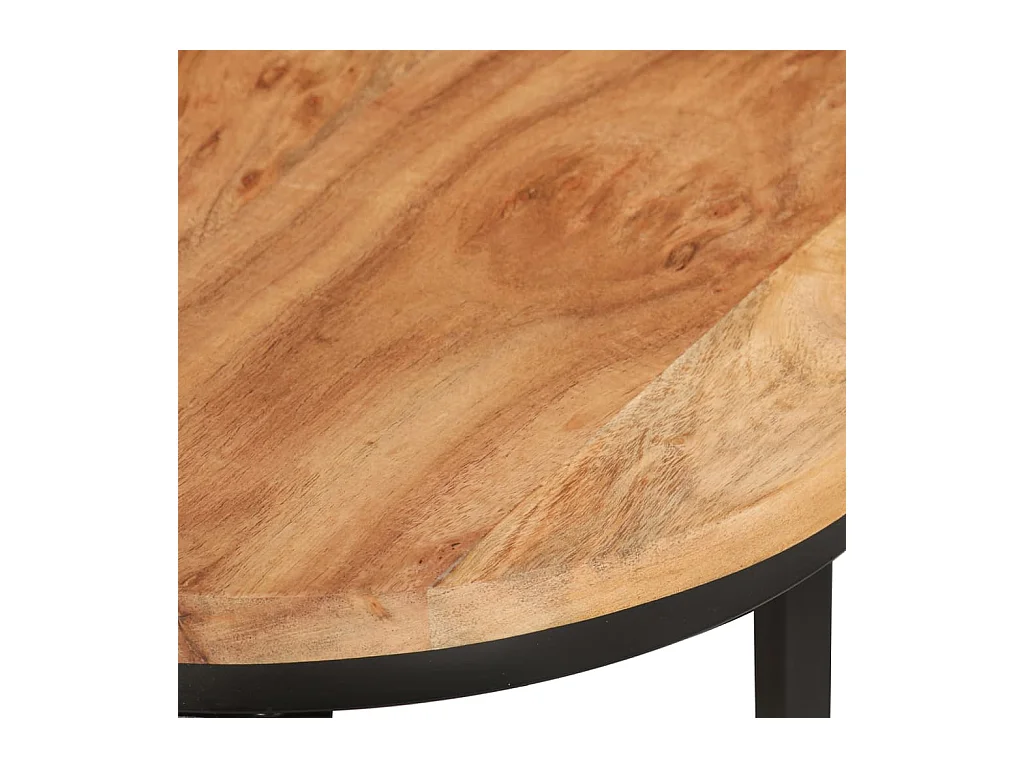 Mesa de centro | Mesa auxiliar con Infinity LED roble ahumado 90x53x30 cm SHL4472