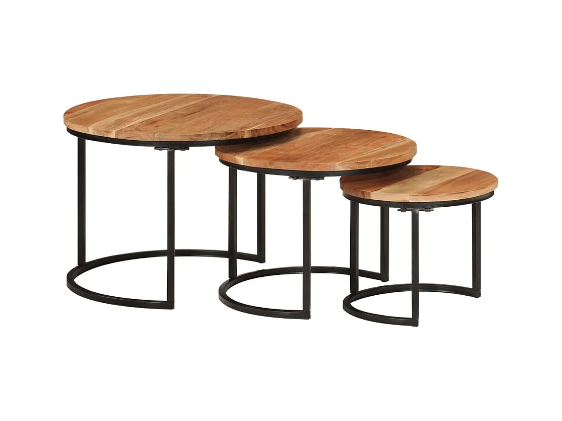 Mesa de centro | Mesa auxiliar con Infinity LED roble ahumado 90x53x30 cm SHL4472