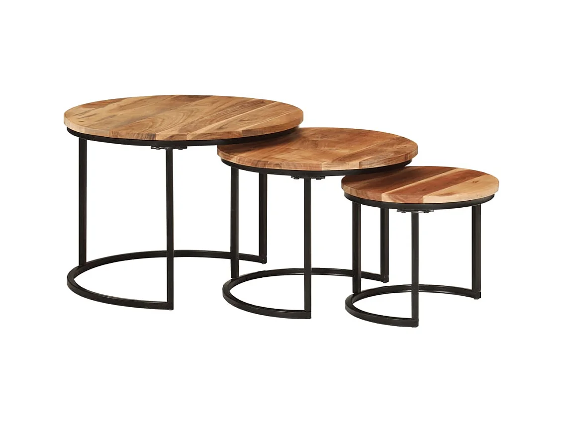 Mesa de centro | Mesa auxiliar con Infinity LED roble ahumado 90x53x30 cm SHL4472