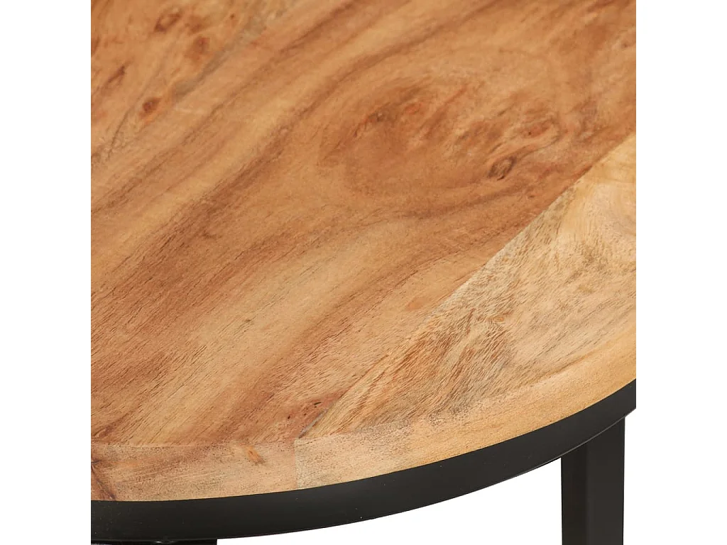 Mesa de centro | Mesa auxiliar con Infinity LED roble ahumado 90x53x30 cm SHL4472