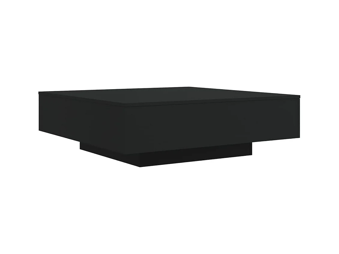 Table basse salon-Table d'appoint noir 100x100x31 cm bois d'ingénierie SHL71978