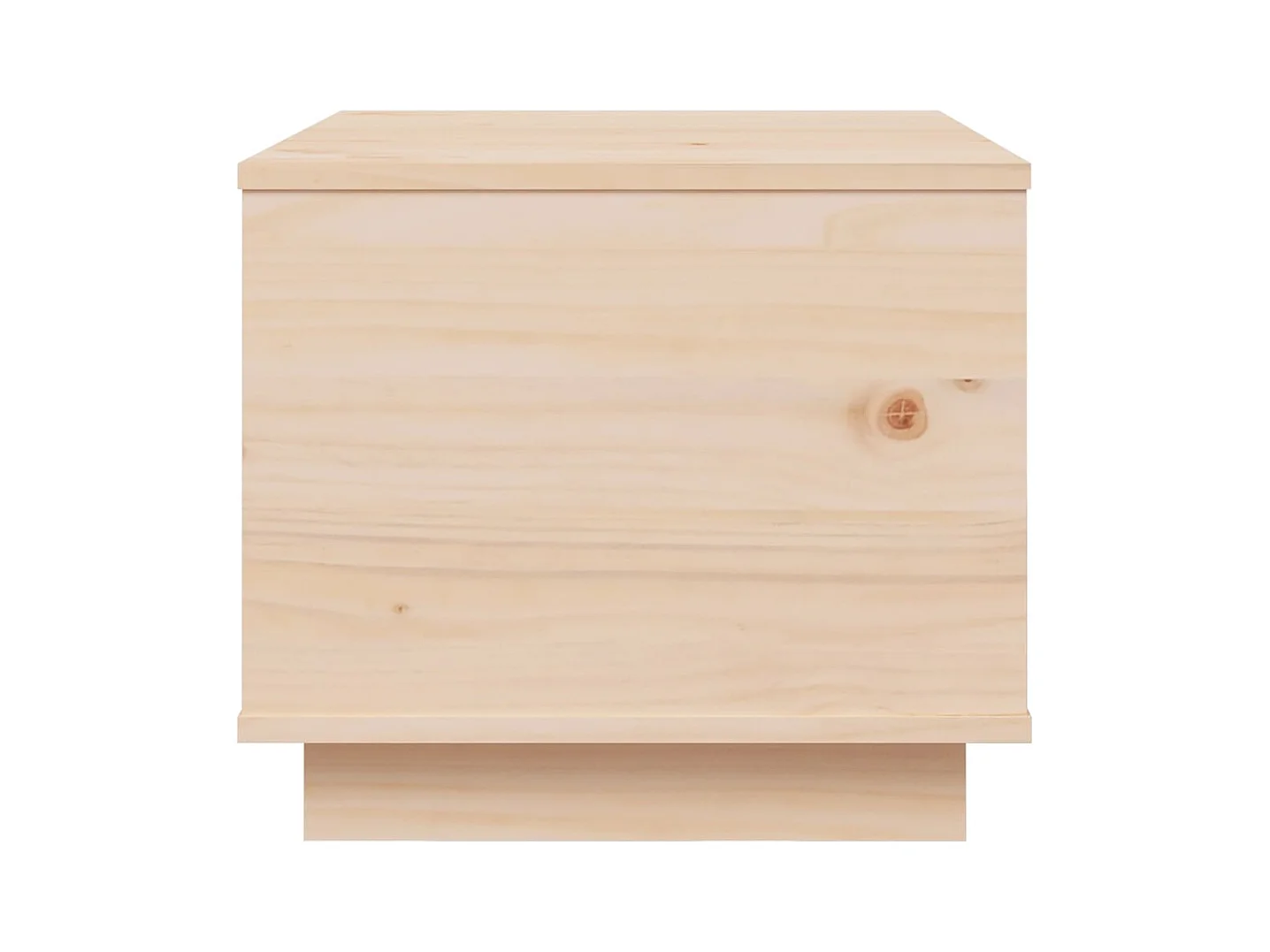 Mesa de centro | Mesa auxiliar madera contrachapada blanco brillo 90x49x45 cm SHL3647