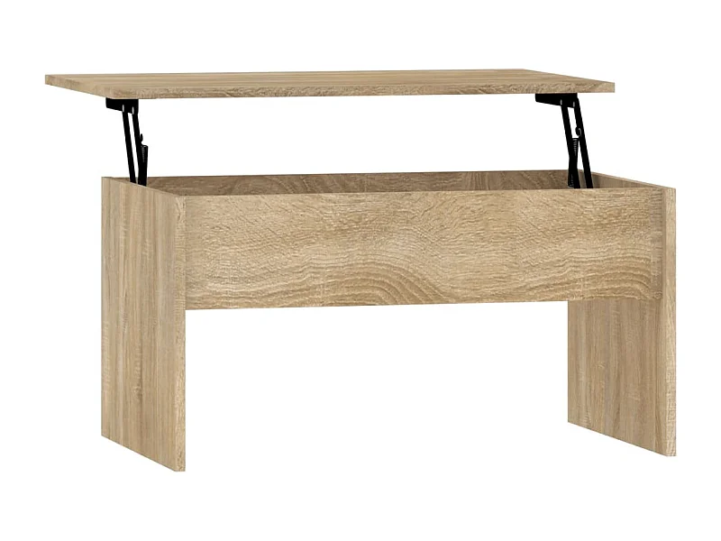 Table basse salon-Table d'appoint chêne sonoma 80x50,5x41,5 cm bois d'ingénierie SHL39005