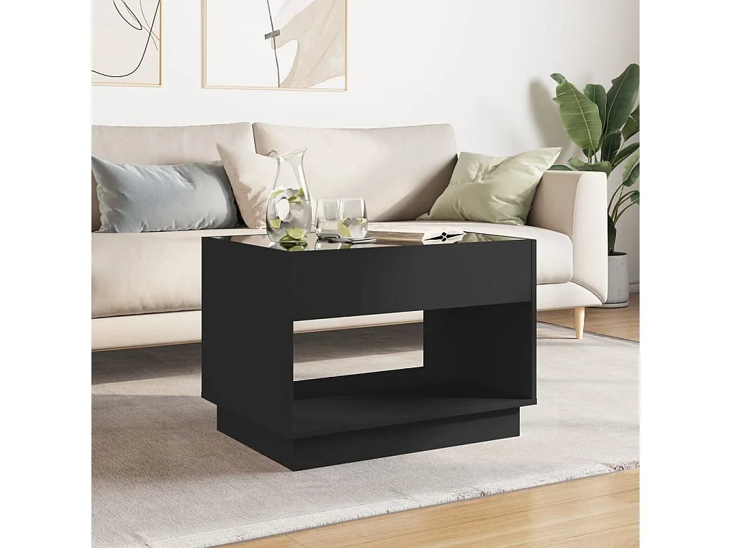 Mesa de centro-Mesa auxiliar madera de ingeniería gris Sonoma 85x55x31 cm SHL1371