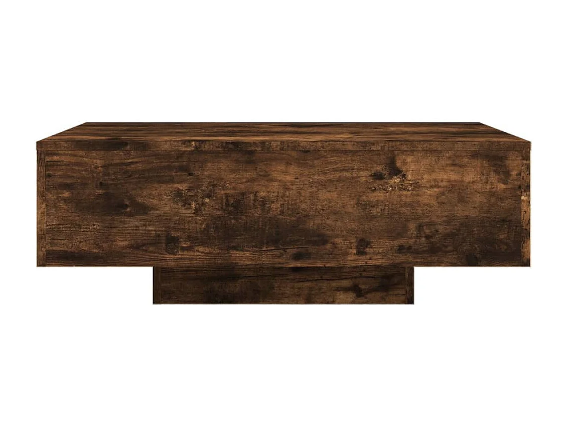 Mesa de centro-Mesa auxiliar de madera maciza de acacia 50x35x45 cm SHL2584