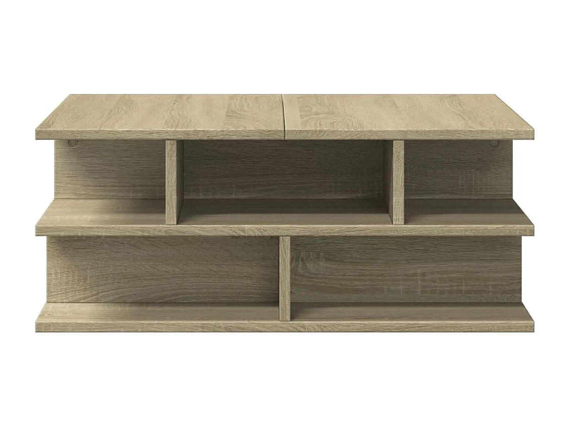 Couchtisch-Wohnzimmertisch-Beistelltische Sonoma-Eiche 70x70x29 cm Holzwerkstoff SHL75638