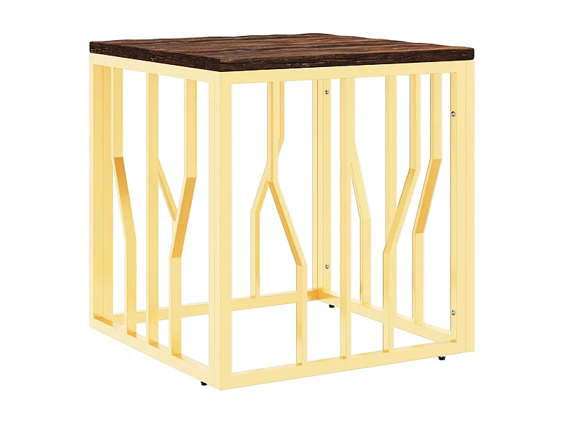 Mesa de centro | Mesa auxiliar con Infinity LED gris Sonoma 50x50x50 cm SHL704563