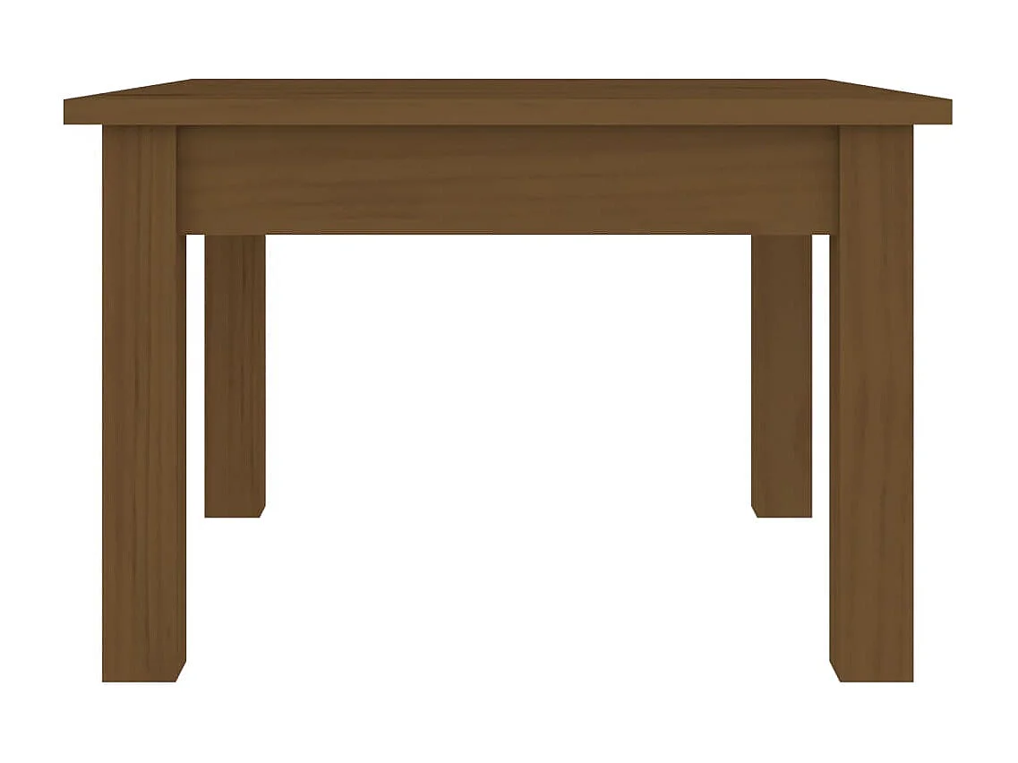 Couchtisch-Sofatisch-Beistelltische Honigbraun 45x45x30 cm Massivholz Kiefer SHL81551