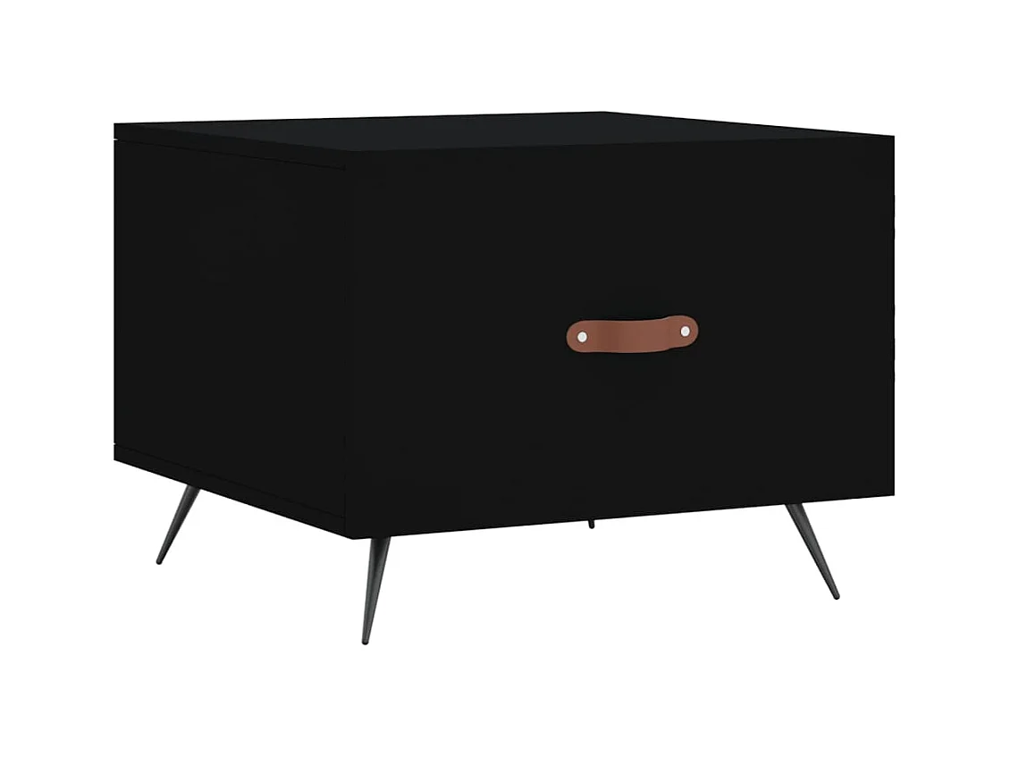 Table basse salon-Table d'appoint Noir 50x50x40 cm Bois d'ingénierie SHL16791