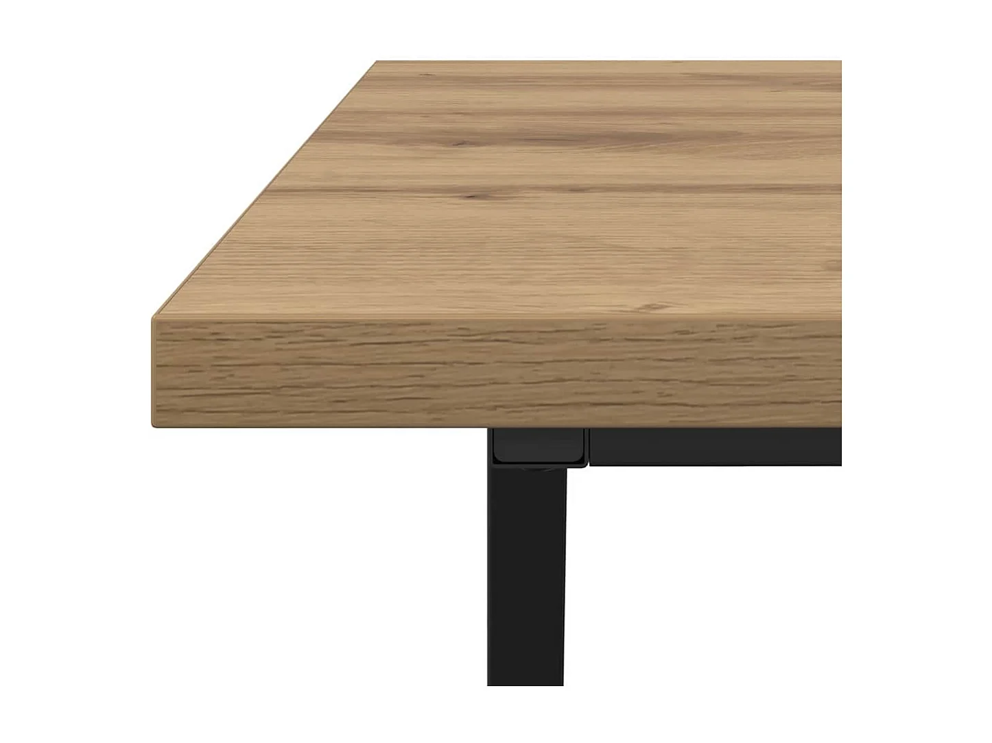 Couchtisch-Wohnzimmertisch-Beistelltische Artisan-Eiche 100x50x40 cm Sperrholz und Metall SHL87638