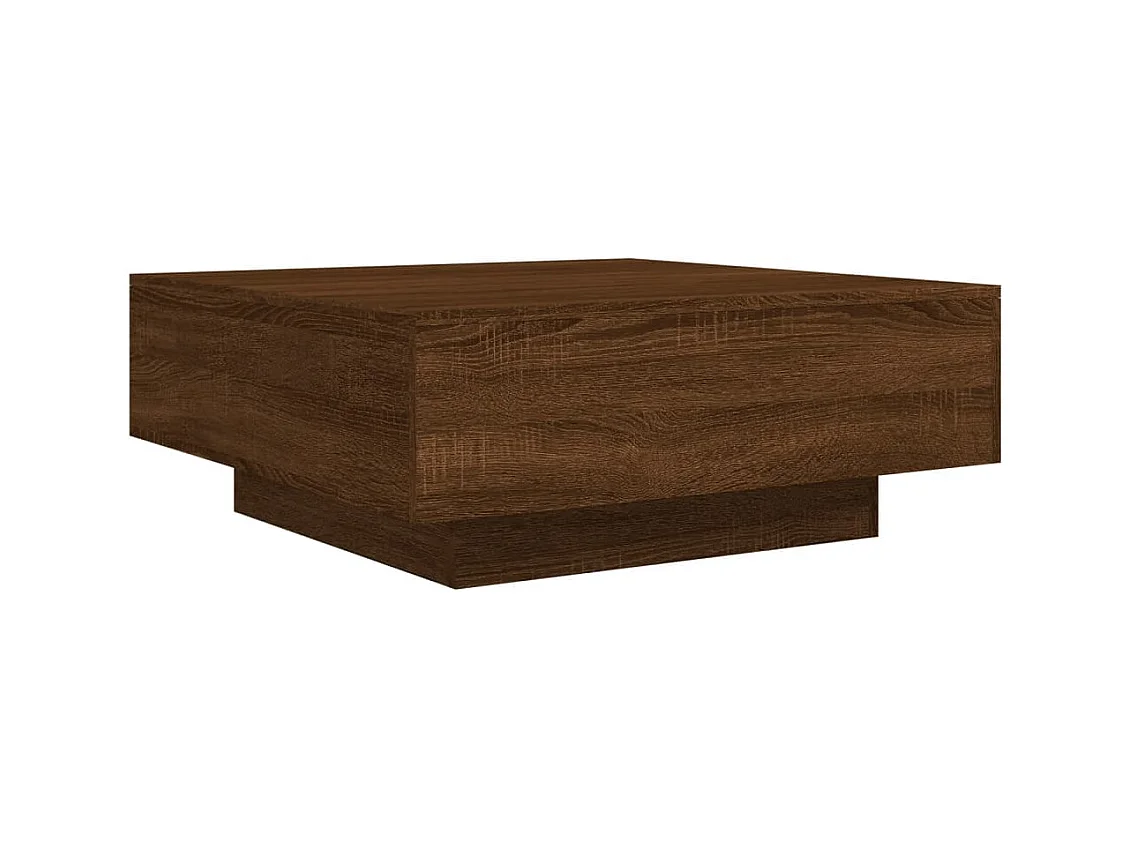 Mesa de centro-Mesa auxiliar de madera de mango rugosa Ø68x43 cm SHL24601
