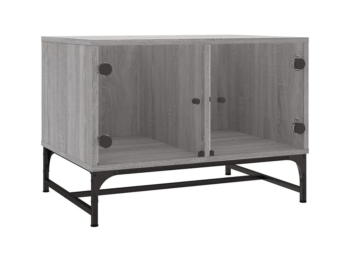 Mesa de centro-Mesa auxiliar de bambú 45x45x45 cm SHL4831