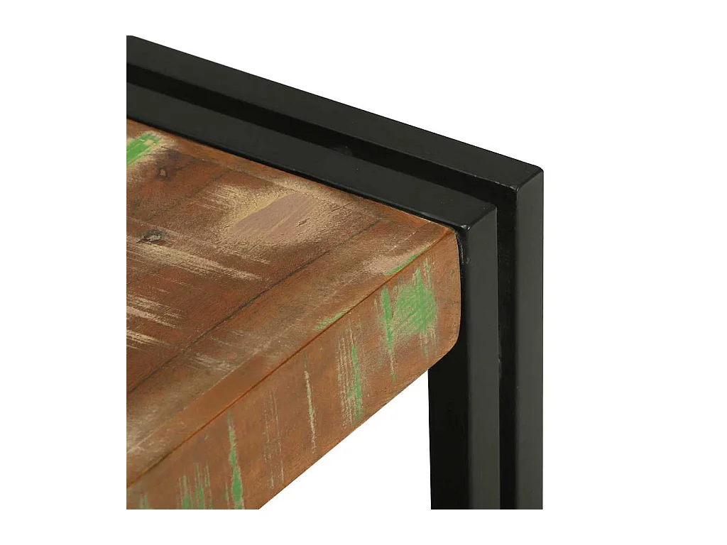 Set de mesas de centro 2 unidades madera maciza de pino marrón SHL1527