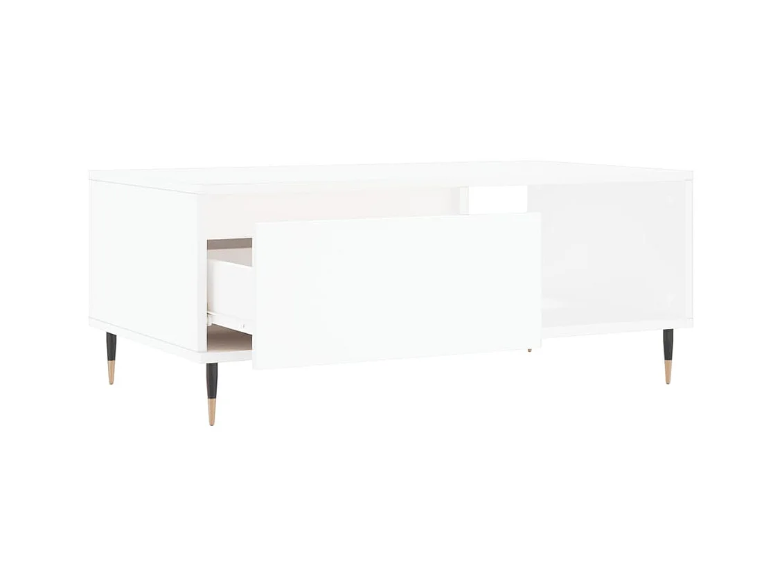 Mesa de centro | Mesa auxiliar madera ingeniería madera envejecida 90x60x31 cm SHL2834