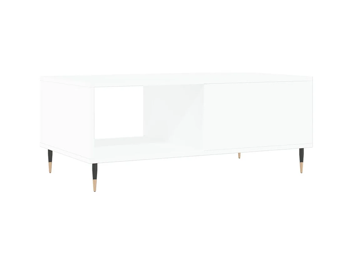 Mesa de centro | Mesa auxiliar madera ingeniería madera envejecida 90x60x31 cm SHL2834