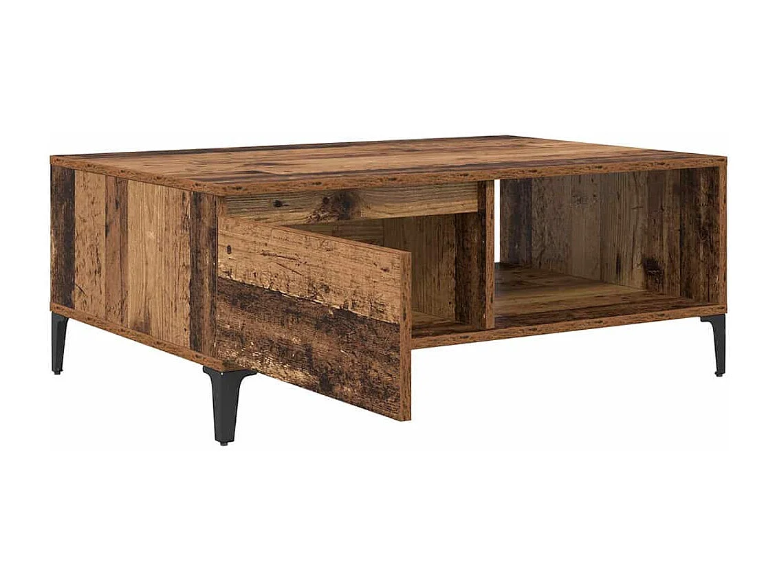 Couchtisch-Wohnzimmertisch-Beistelltische Altholz 90x60x35 cm Holzwerkstoff SHL24789