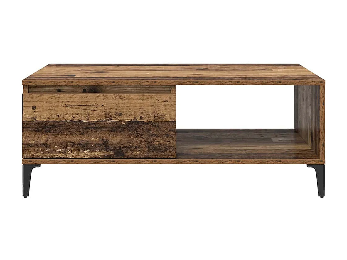 Couchtisch-Wohnzimmertisch-Beistelltische Altholz 90x60x35 cm Holzwerkstoff SHL24789