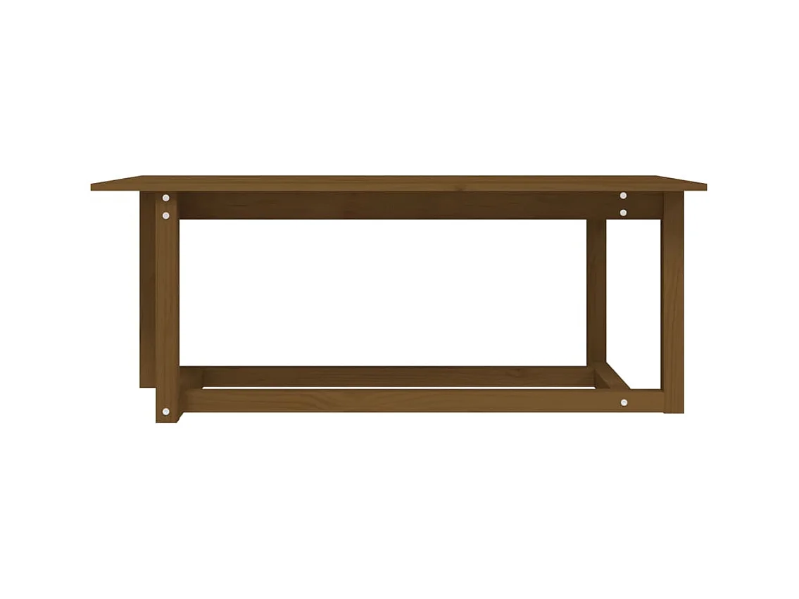 Mesa de centro | Mesa auxiliar madera de ingeniería blanco 102x44,5x50 cm SHL647720