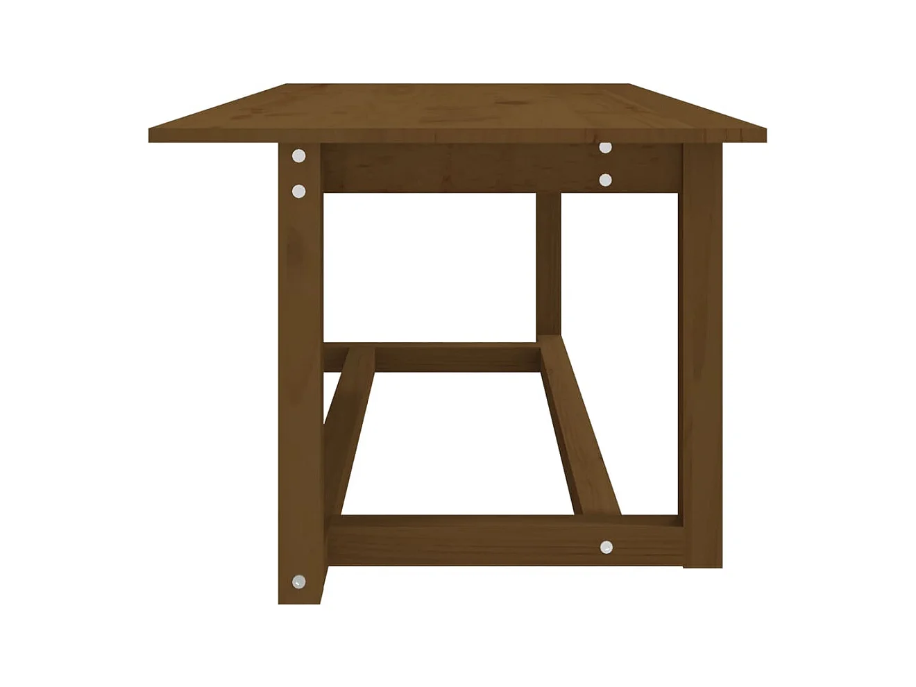 Mesa de centro | Mesa auxiliar madera de ingeniería blanco 102x44,5x50 cm SHL647720