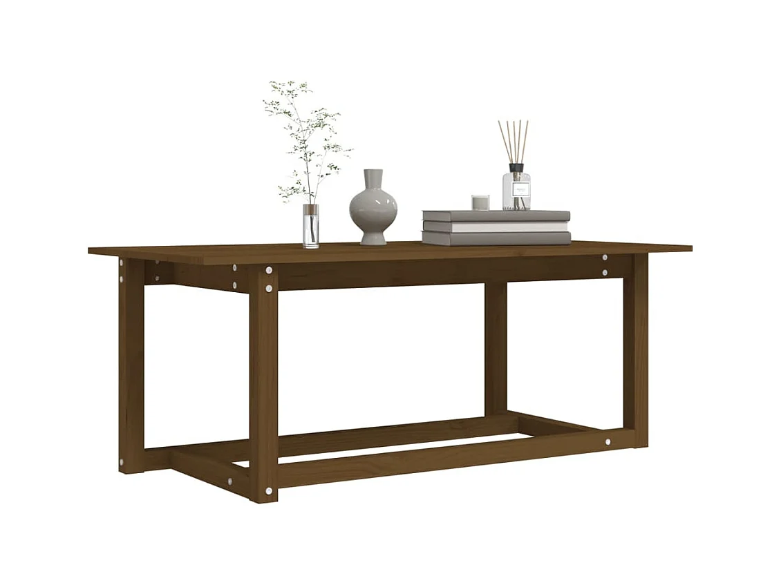 Mesa de centro | Mesa auxiliar madera de ingeniería blanco 102x44,5x50 cm SHL647720