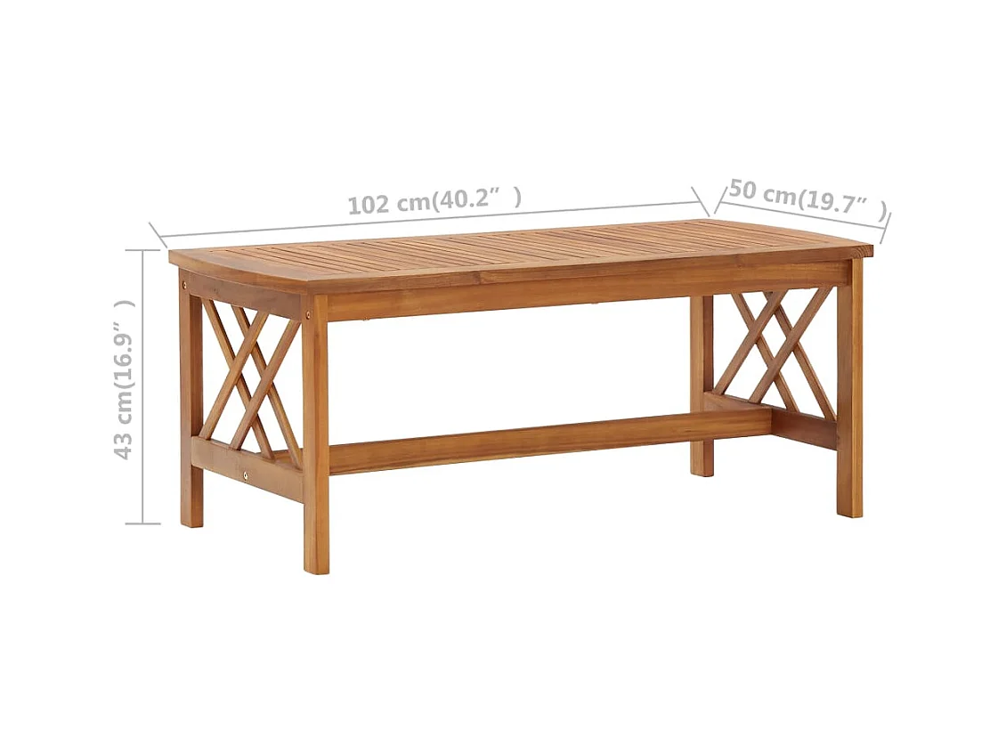 Mesa de centro | Mesa de café | Mesa auxiliar Roble negro 100x60x42 cm Madera contrachapada SHL3813